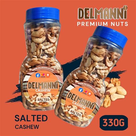 delnum sale|DELMANNi SALTED and UNSALTED Cashew 330G/160G BOTTLE.